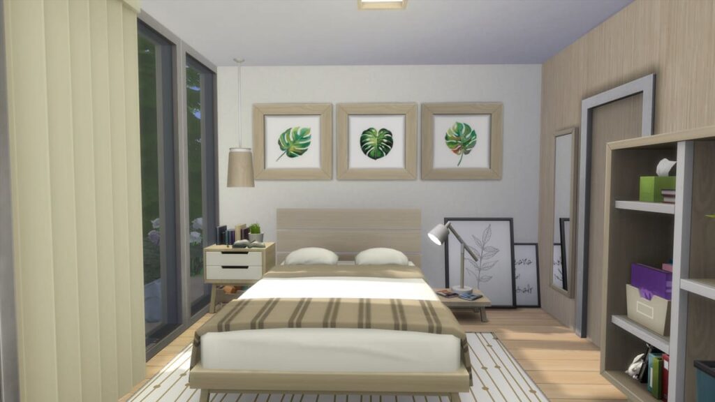minimalist bedroom cc
