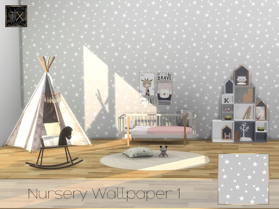 nursery wallpaper cc