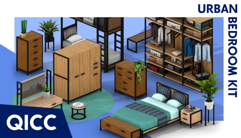 sims 4 modern bedroom cc