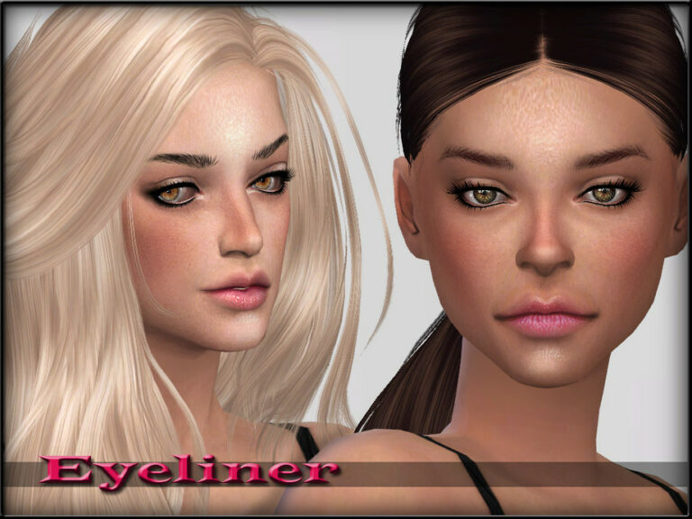 Sims 4 Eyeliner CC That Are BEAUTIFUL