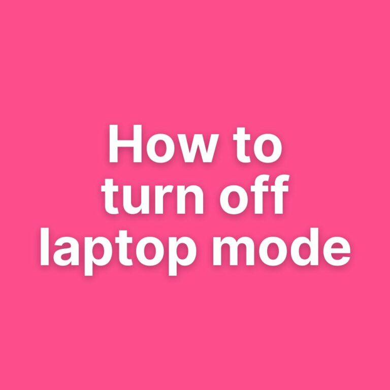 How to Turn Off Laptop Mode in The Sims 4?