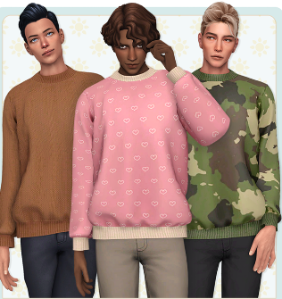 sims 4 male sweater cc