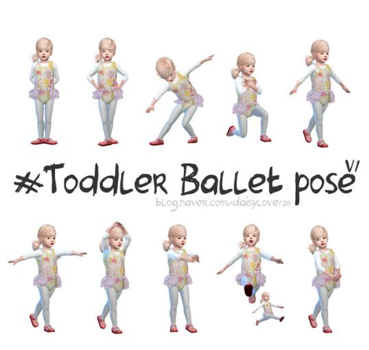 ballet sims 4 toddler poses