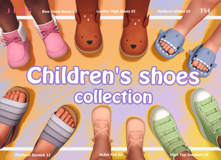 sims 4 shoes cc children
