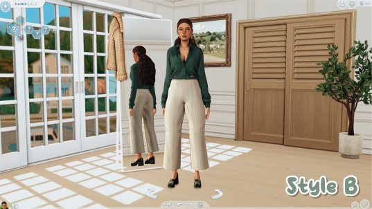 Sims 4 CAS background ellcrze
