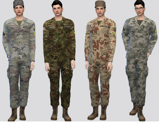 Sims 4 Military Gear CC