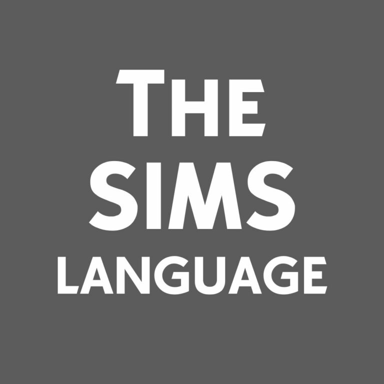 The Sims Language: A Guide for Beginners