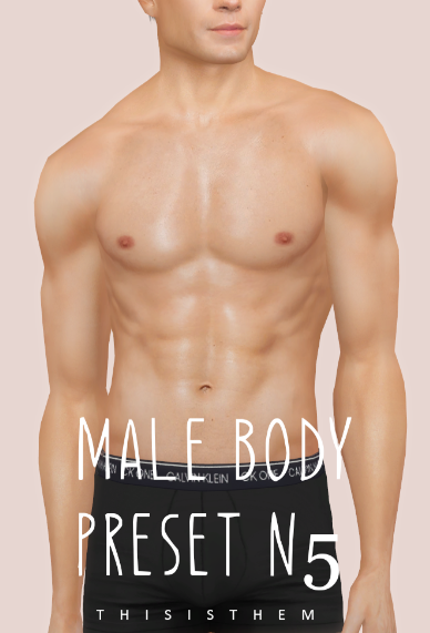 sims 4 male body preset